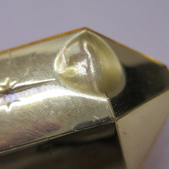 3 Jewel Brite Diorama Reflector Hexagon Gem Christmas Ornaments Poinsettia Holly - Picture 7 of 15